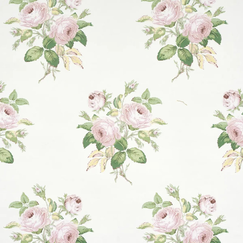 Papier peint rose Loudon, Rougir