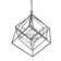 Goulart 6 - Light Steel Dimmable Geometric Chandelier