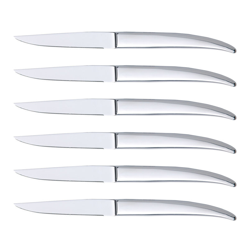 Laguiole Evolution 6 Piece Stainless Steel Steak Knife Set