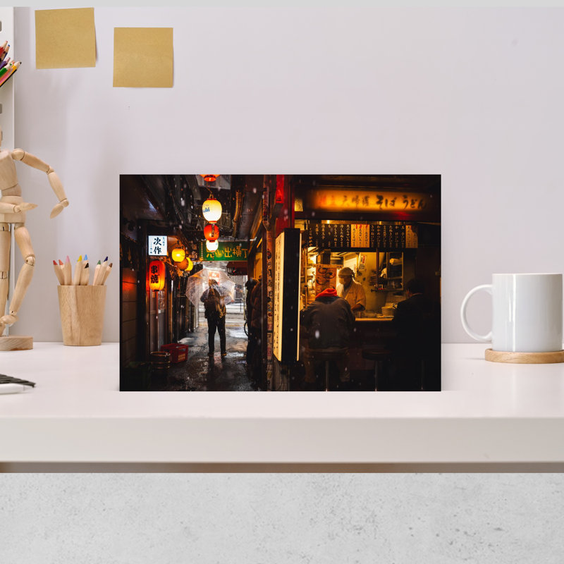 Dashiell Contemporary Art Abstract Contemporary City Architecture Wall Art - Wrapped Canvas Print, 45.72 cm H x 30.48 cm W