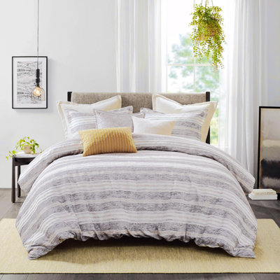 Mitch Modern Chenille Textured Comforter Set