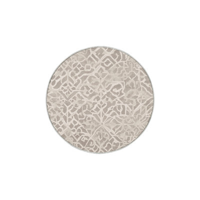 Machine Washable Beige Area Rug