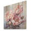 Tulipes, charme en hiver - Tulipes, panneau mural en bois sur bois de pin naturel-1365296851