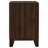 Anza Walnut 2-Drawer Nightstand Bedside Table