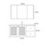Armoire de salle de bain rétro élégante