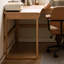 Bureau en L en bois massif avec 1 tiroir Burlywood-810959259-810959257-810959254