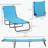 Outsunny Folding Chaise Lounge Pool Chairs, 5-Level Reclining Back For Ultimate Comfort And Versatility, Ideal For Beach, Yard, And Patio