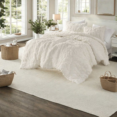 Ensembles de literie en chenille douce, texture de polyester animal, maison moderne