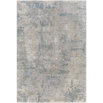 Brunswick-Abstract Abstract Fringed Rug