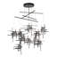 Tura 10-Light Mobile Pendant - Oil Rubbed Bronze - Standard Overall Height - Frosted Glass-50840216-50840200