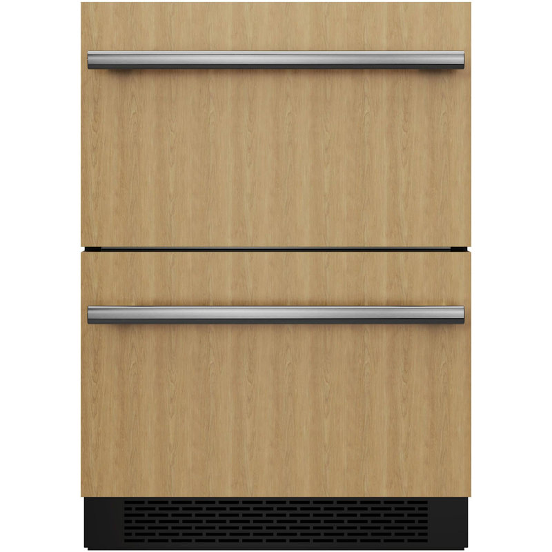 24 Inch Wide 5.3 Cu. Ft. Refrigerator Drawer, Natural Wood