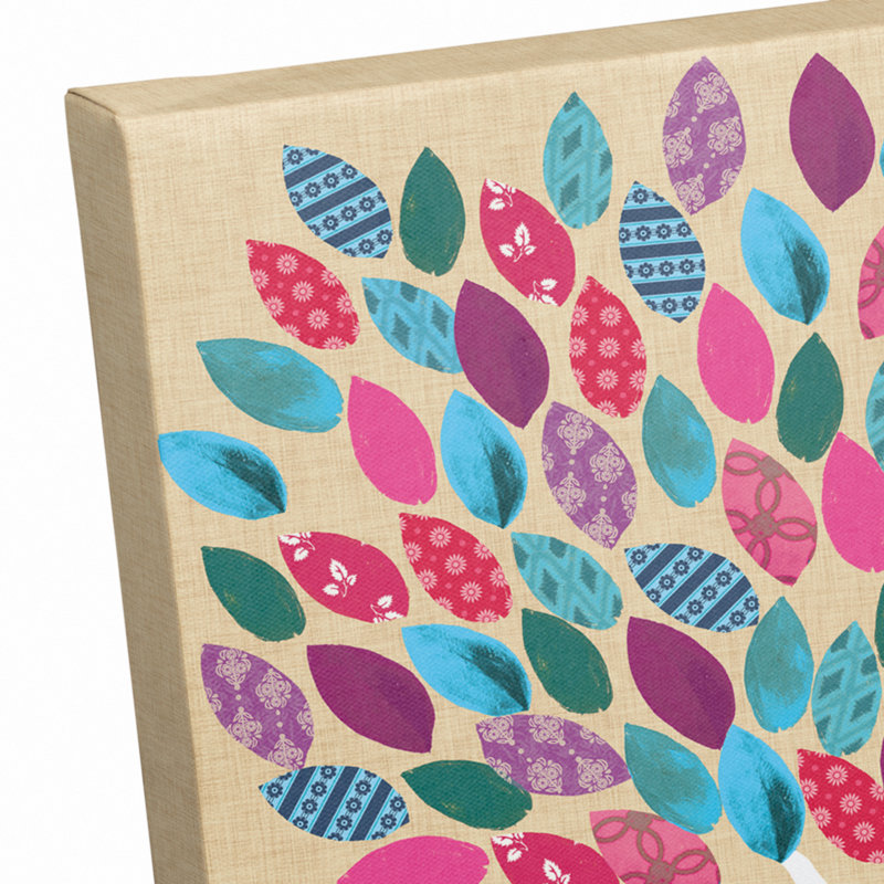 Art sur toile arborescent Belanger, H 8 po x l 10 po x P 1,25 po