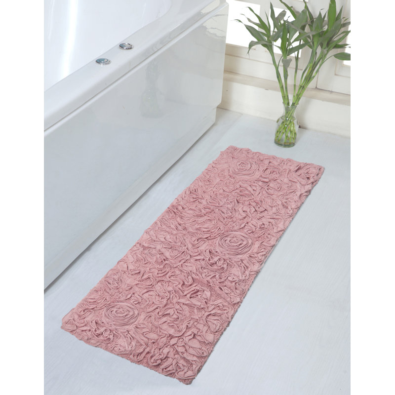 Tapis pour salle de bain Schoenberger, Rose, L 54 po x l 21 po