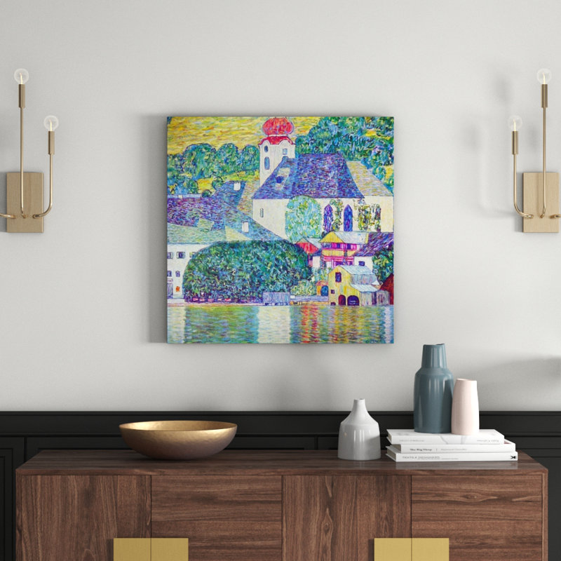 Gustav Klimt - Wrapped Canvas Painting, 50cm H x 50cm W x 1.8cm D