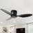 42 In. 3-Blade Indoor Flush Mount Ceiling Fan With Remote Control, Reversible Dc Motor, 6 Speeds-1765317792