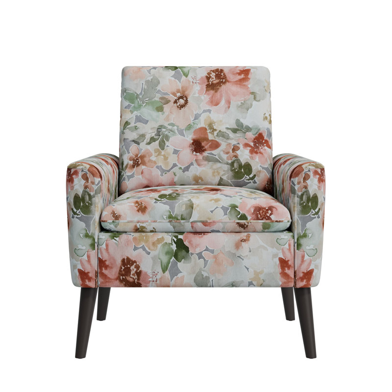 Fauteuil d'appoint avec pieds en bois massif, Multi