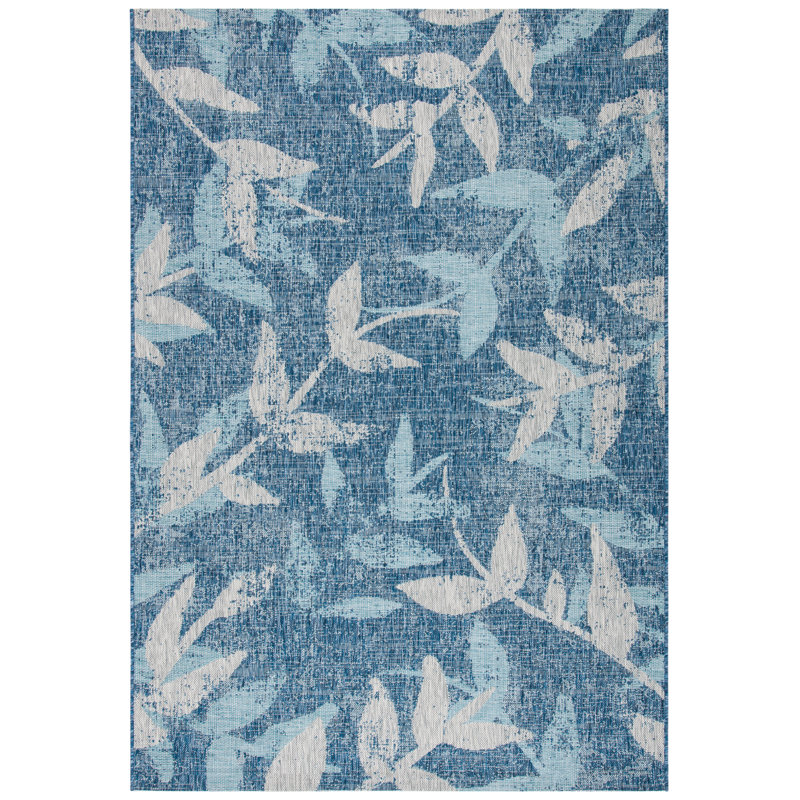 Guitain Performance Floral Indoor/Outdoor Area Rug, Rectangle 4' x 5'7"