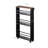 Tower Yamazaki Home Rolling Slim Storage Three Tier Utility Cart With Handle, Steel, Handle, Wheels-46492045