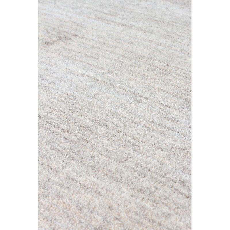 Tapis ivoire rectangulaire en polyester tissé à la machine 5 pi 3 po x 7 pi 7 po Raglan