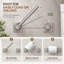 Porte-papier hygiénique mural en nickel brossé, porte-rouleau de papier toilette double fixation pour salle de bain moderne-94339903