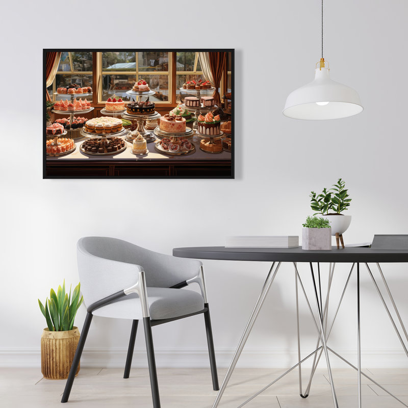 Fête - Toile encadrée blanche alimentaire pour la décoration intérieure | Reproduction d'art