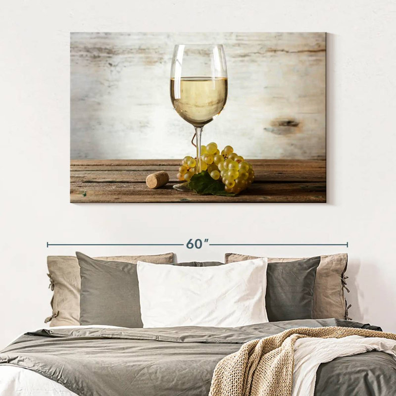 Yarlin White Wine, 34" H x 51" W
