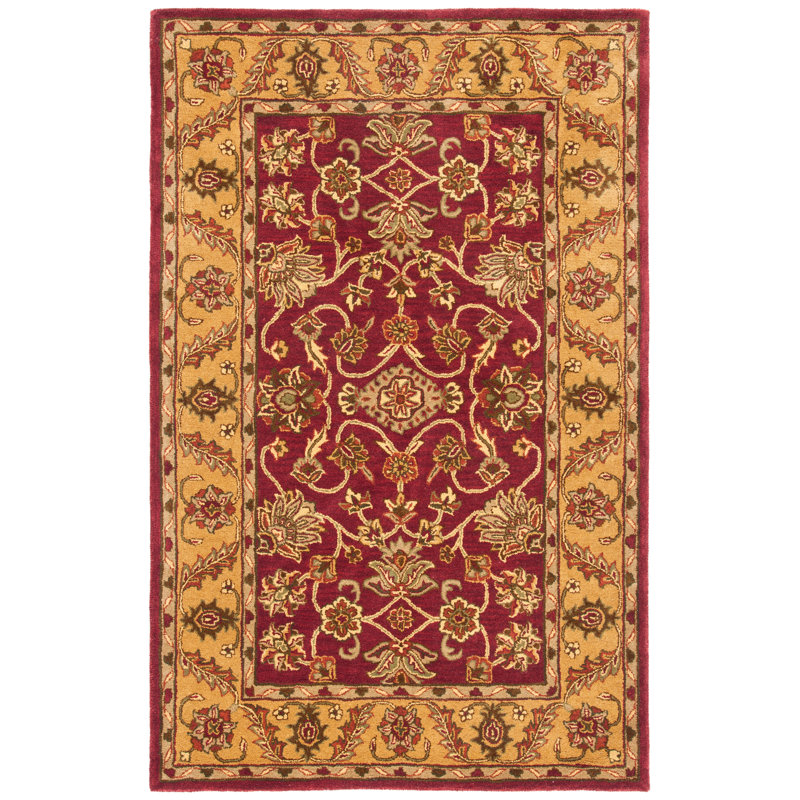 Tapis oriental en laine touffeté à la main Santoyo, Rectangle 11 pi x 17 pi