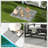 Outsunny Reversible Outdoor Rug, Waterproof Plastic Straw Floor Mat, Portable Rv Camping Carpet With Carry Bag, Large Floor Mat For Backyard, Deck, Picnic, Beach