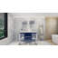 Ensemble de meuble-lavabo double mural de 59 po Mitul-23335555