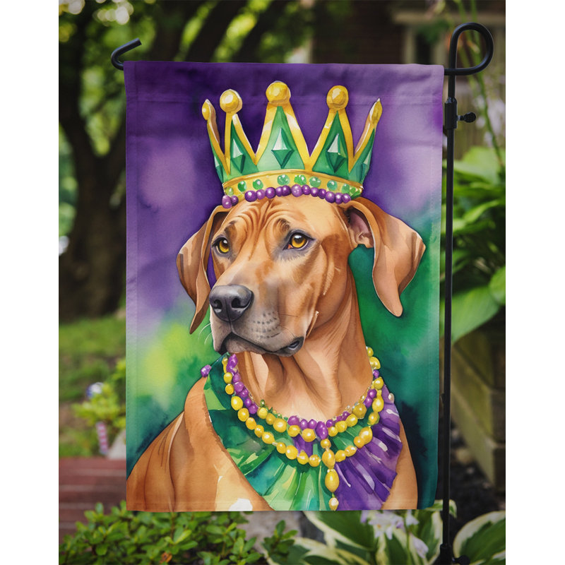 Drapeau de jardin double en polyester H 15,5 po x l 11,25 po