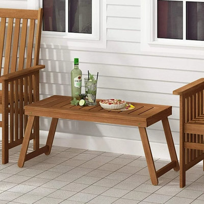 Ayca Rectangular Outdoor Folding Coffee Table