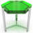 Green Top/Chrome Base