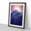 Glowing Mountain in Banff Canada - Picture Frame Painting Print-55608227-55608225