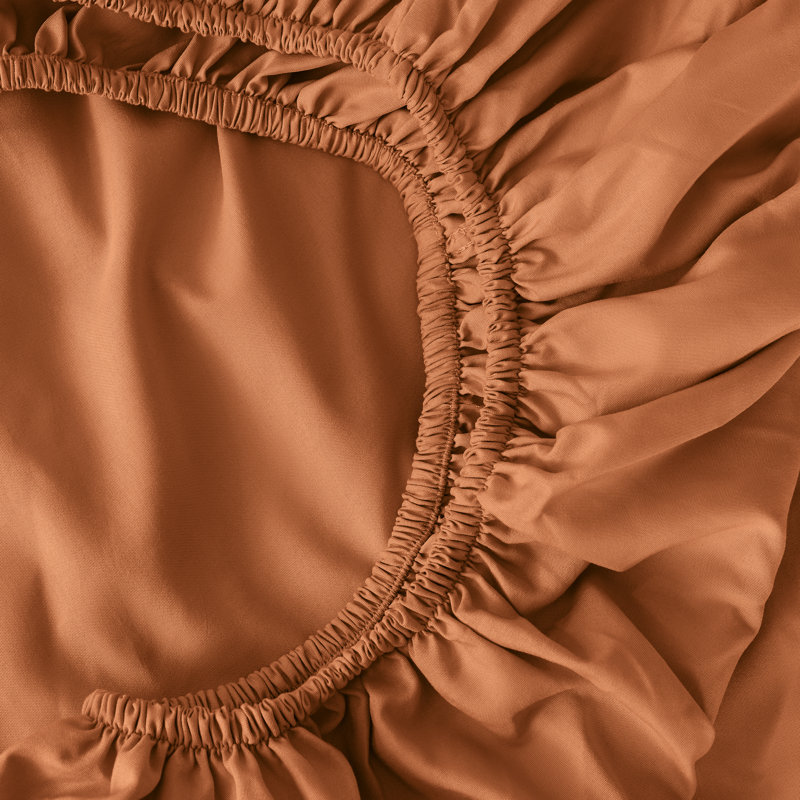 Ensemble de draps en microfibre de polyester pour literie Hotel Luxury, Ensemble de draps pour grand lit avec 2 taies d'or