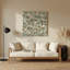 Abstrait floral 58, art mural en métal brun-1417945699