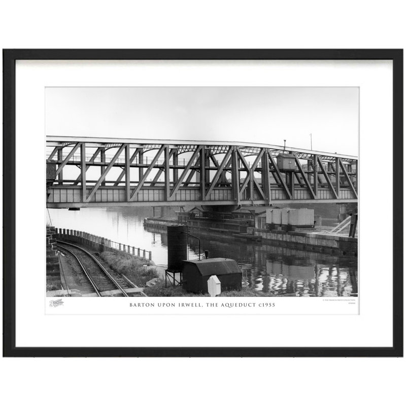Barton Upon Irwell, The Aqueduct C1955 by Francis Frith - Single Picture Frame Print, 28cm H x 36cm W x 2.3cm D