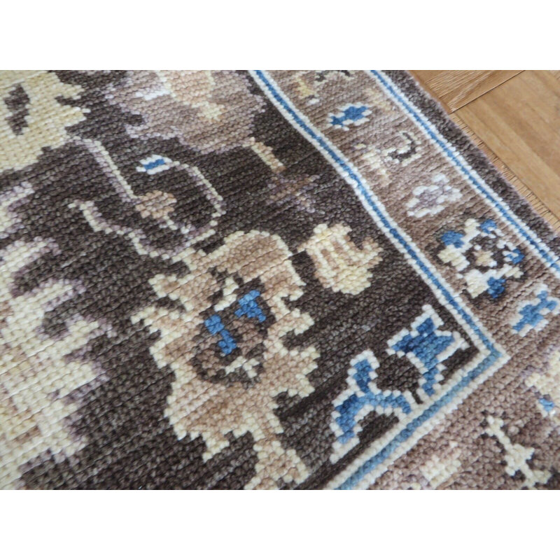 Greth One-of-a-Kind 3'1" X 8'1" Wool Area Rug in Brown