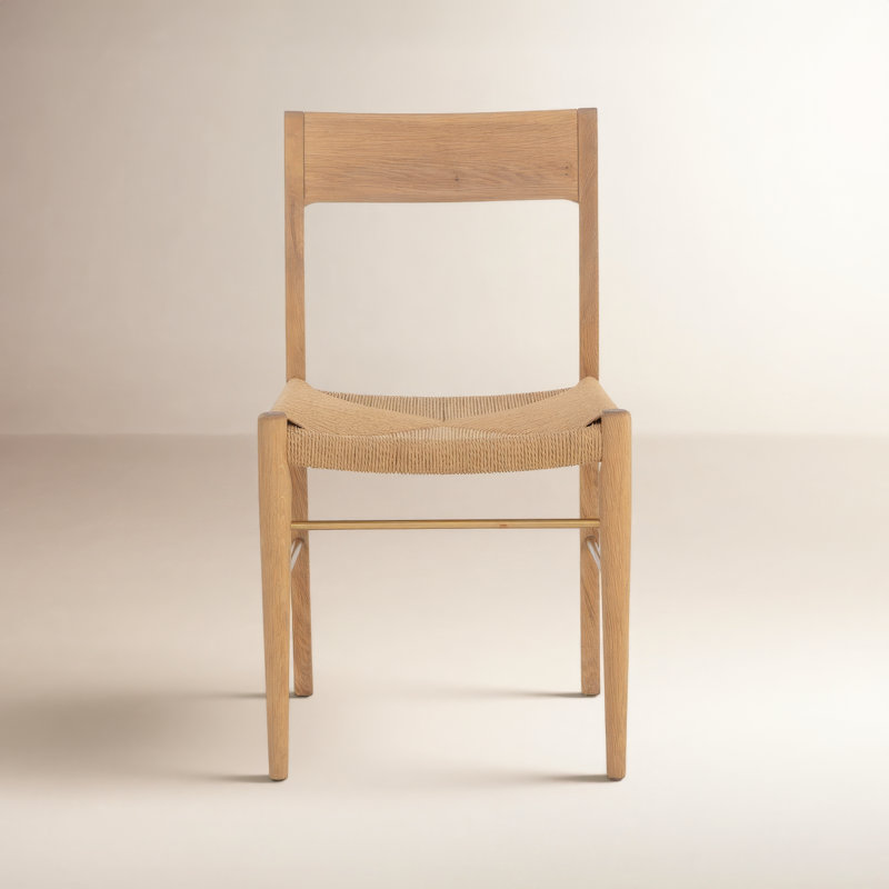 Upland Solid Wood Dining Chair, Brown