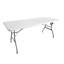6 FT Granite Folding Table With Easy-Carry Handle, Hallway Table