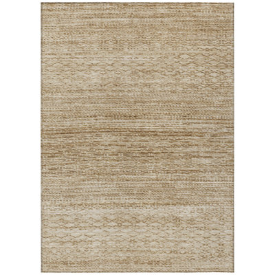 Machine Washable Indoor/Outdoor Amanda ACN2150 Striped Rug