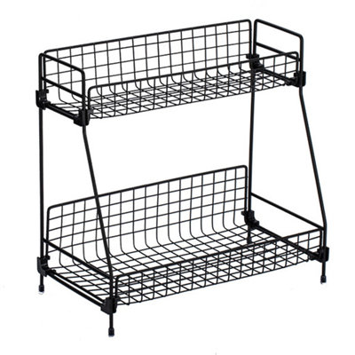 Freestanding Spice Rack with Adjustable Racks