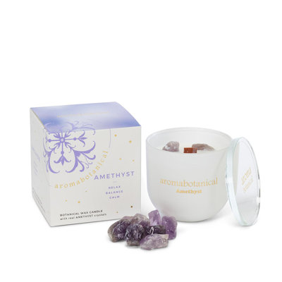 Bougie parfumée cire et améthyste
