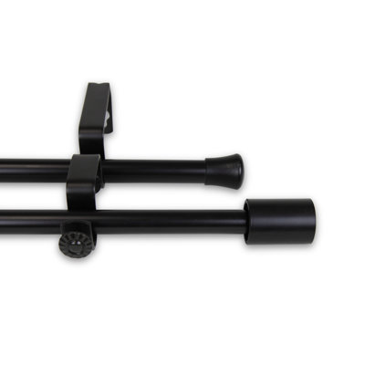 Steel Adjustable Double Curtain Rod