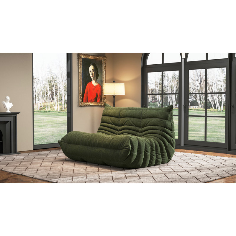 Armless 2-Seat Togo Two Seater Large Sofa