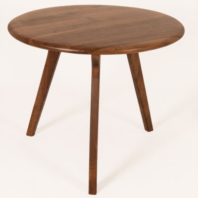 Rudis Solid Walnut Wood Round Dining Table