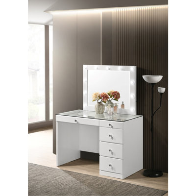 1pc Glam Makeup Vanity Table
