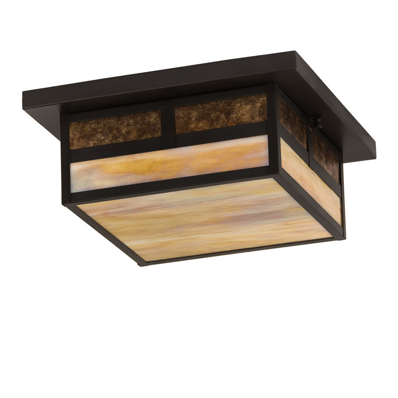 Hyde Park "T" Mission 2 - Light Flush Mount