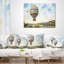 Montgolfière - coussin à imprimé paysage-30967220-30967224