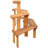 3-Tier Meranti Wood Outdoor Plant Stand Shelf