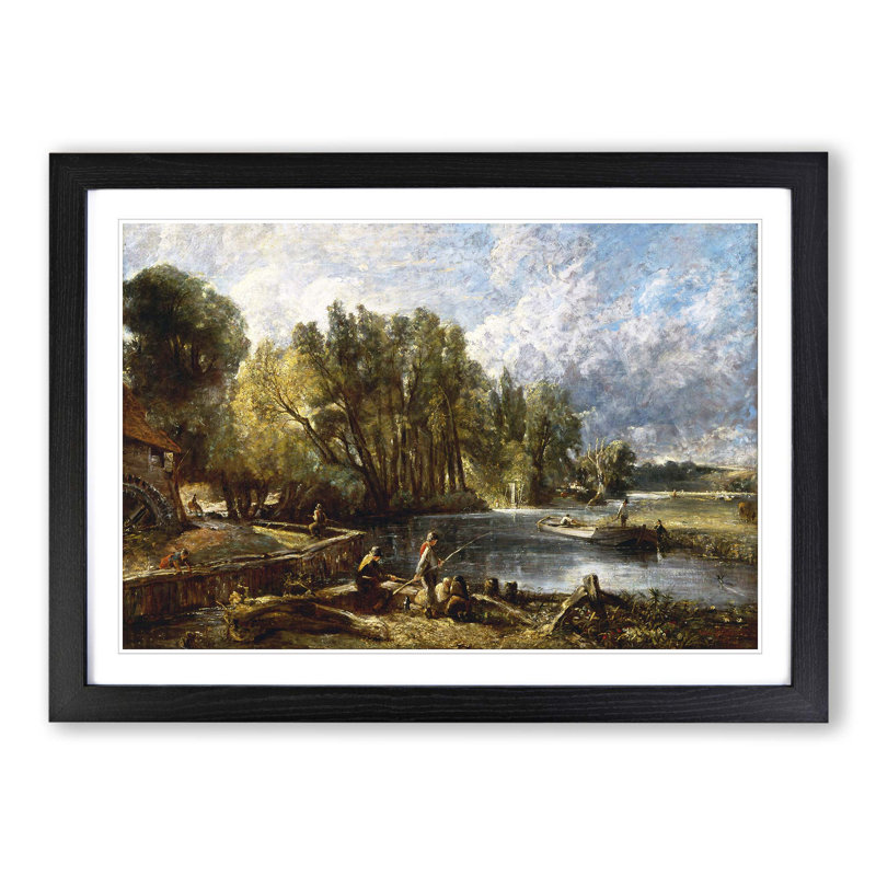 John Constable - Single Picture Frame Painting, Black